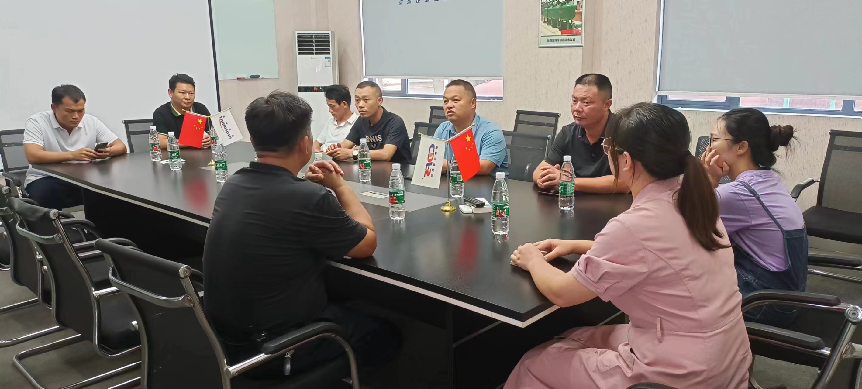 汨羅人大代表一行考察多靈過(guò)濾系統(tǒng)科技園，確保安全生產(chǎn)
